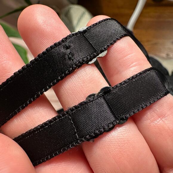 Vintage Fray Pruf 1950s Black Lace Slip Dress Side Zip Lingerie Glam 37" Bust - Picture 7 of 16